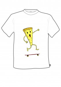 wasted pizza vorlage shirt
